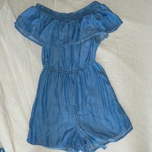 XS Harper’s Heritage Jean Romper/Jumpsuit